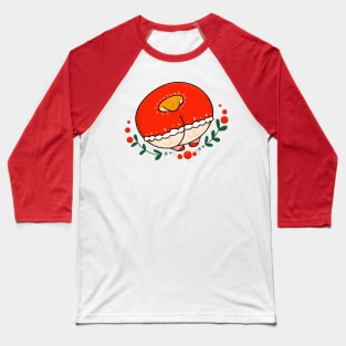 Christmas Corgi Butt Baseball T-Shirt